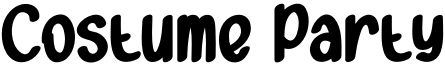 Costume Party Font