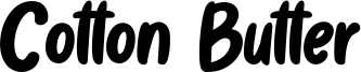 Cotton Butter Font