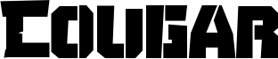 Cougar Font
