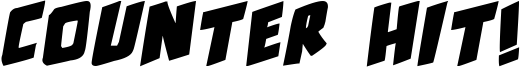 counter hit! Bold Italic.ttf