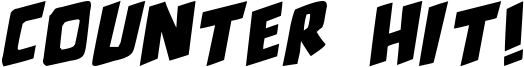 counter hit! Italic.ttf