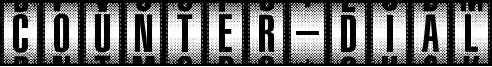 Counter-Dial Font