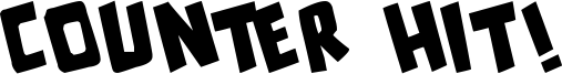 Counter Hit! Font