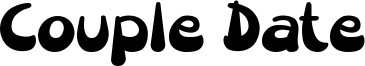 Couple Date Font