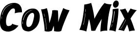 Cow Mix Font