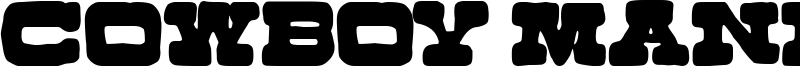 Cowboy Manero Font