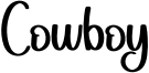 Cowboy Font