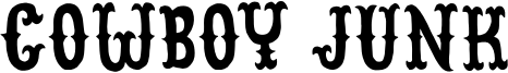 Cowboy Junk Font