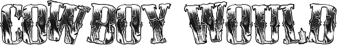 Cowboy Would Font