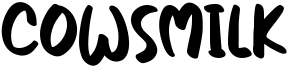 Cowsmilk Font