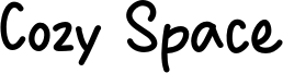 Cozy Space Font