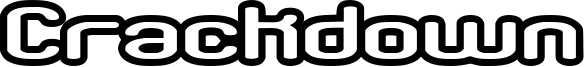 Crackdown Font