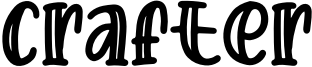 Crafter Font