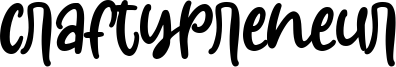 Craftypreneur Font