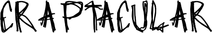 Craptacular Font