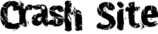 Crash Site Font