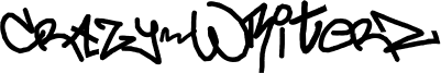 crAzy-WRiterZ Font