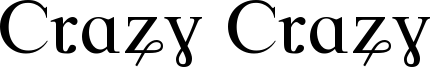 Crazy Crazy Font