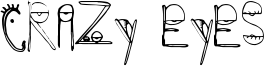 Crazy Eyes Font