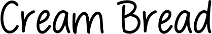 Cream Bread Font