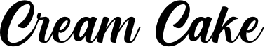 Cream Cake Font