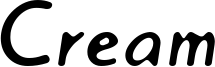 Cream Font
