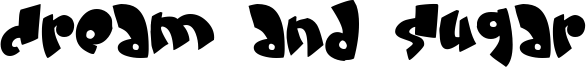 Cream and sugar Font