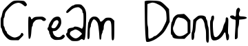 Cream Donut.ttf