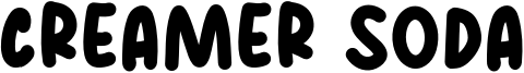 Creamer Soda Font