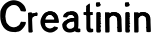 Creatinin Font