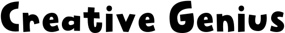 Creative Genius Font