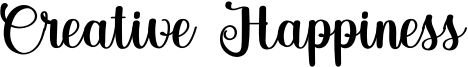Creative Happiness Font