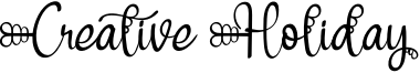 Creative Holiday Font