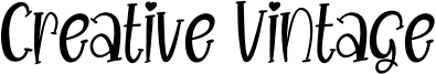 Creative Vintage Font