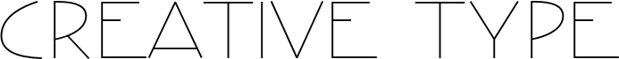 Creative Type Font
