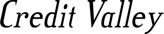 credit valley italic.ttf