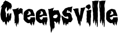 Creepsville Font
