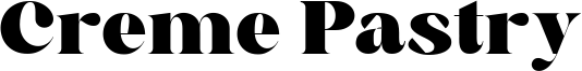 Creme Pastry Font