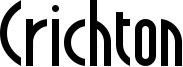Crichton Font