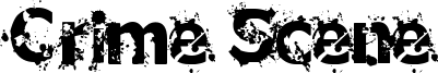 Crime Scene Font