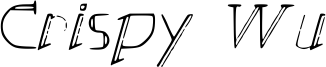 Crispy Wu Font