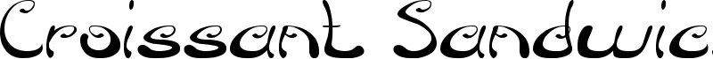 croissant sandwich.ttf