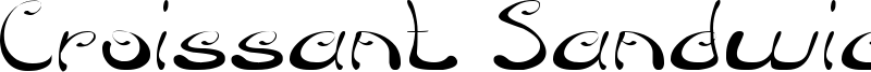 Croissant Sandwich Font