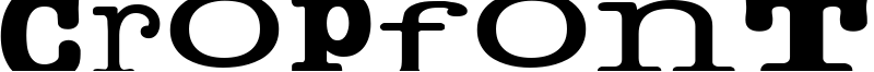 Cropfont Serif Font