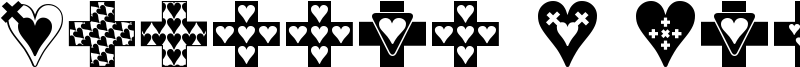 Crosses n Hearts Font