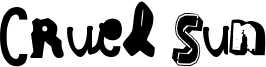 Cruel Sun Font