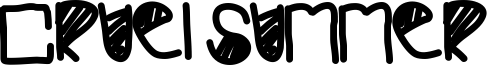 Cruel Summer Font