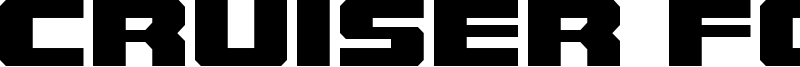 Cruiser Fortress Font