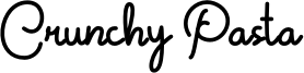 Crunchy Pasta Font