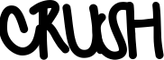 Crush Font